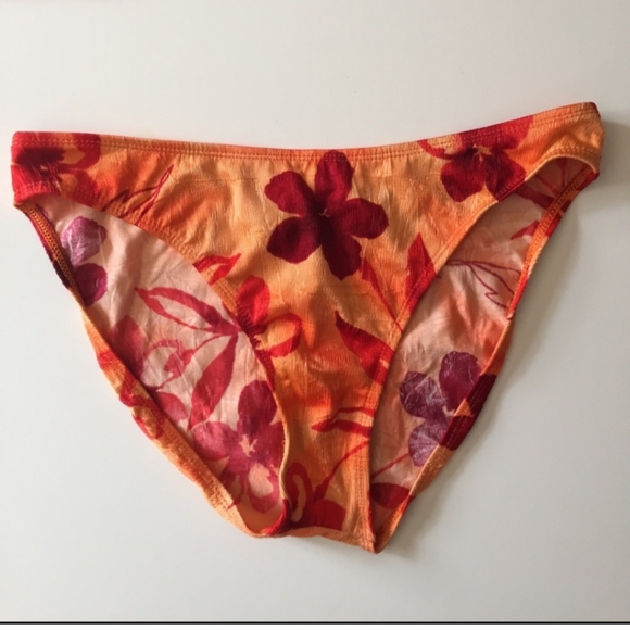 Athena Orange Floral Bikini/Tankini Swimsuit - Picture 4 of 8
